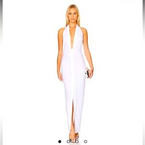 Norma Kamali Tie Front Dress in Small